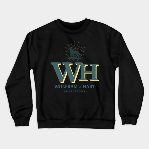 Wolfram & Hart Solicitors Crewneck Sweatshirt by DVL